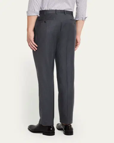 Brioni Men's Tigullio Flannel Trousers | Thumbnail 7 Brioni Men's Tigullio Flannel Trousers | Thumbnail 7