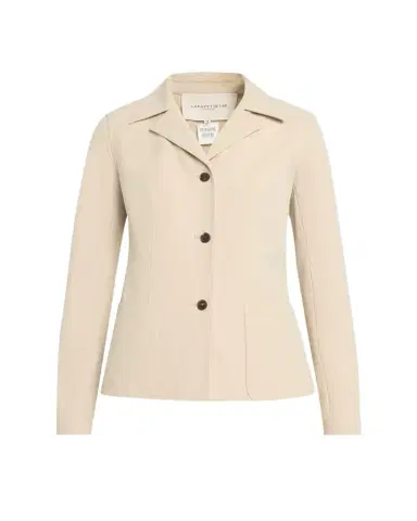 Lafayette 148 New York Notched-Lapel Techno Stretch Twill Jacket | Thumbnail 1 Lafayette 148 New York Notched-Lapel Techno Stretch Twill Jacket | Thumbnail 1