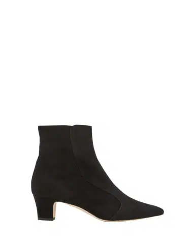 Manolo Blahnik Myconia Suede Ankle Booties | Thumbnail 1 Manolo Blahnik Myconia Suede Ankle Booties | Thumbnail 1