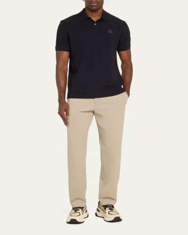 Moncler Men's Small Logo Polo Shirt | Thumbnail 2 Moncler Men's Small Logo Polo Shirt | Thumbnail 2