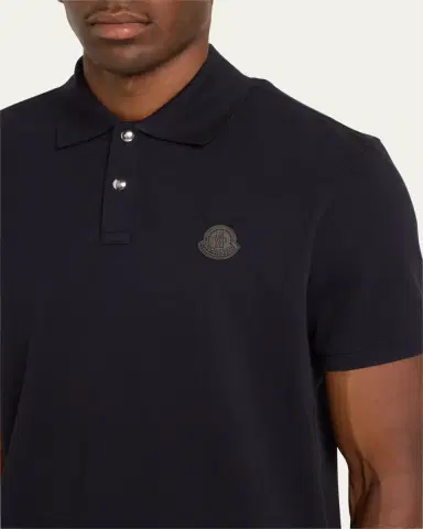 Moncler Men's Small Logo Polo Shirt | Thumbnail 5 Moncler Men's Small Logo Polo Shirt | Thumbnail 5