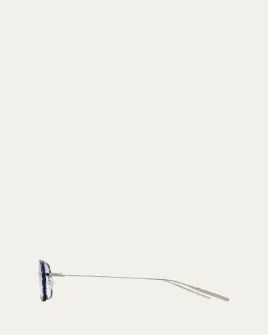 Barton Perreira Men's Louie Titanium and Acetate Square Sunglasses | Thumbnail 3 Barton Perreira Men's Louie Titanium and Acetate Square Sunglasses | Thumbnail 3