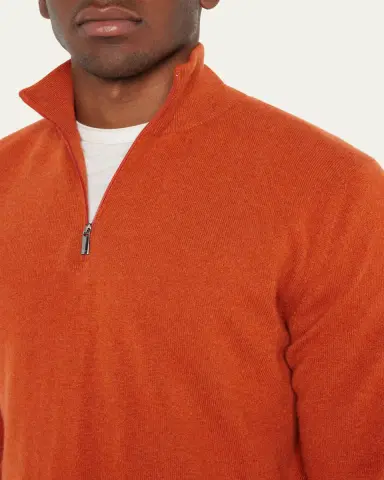 Massimo Alba Men's Cashmere Half-Zip Sweater | Thumbnail 13 Massimo Alba Men's Cashmere Half-Zip Sweater | Thumbnail 13
