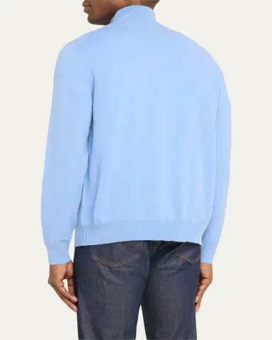 Massimo Alba Men's Cashmere Half-Zip Sweater | Thumbnail 7 Massimo Alba Men's Cashmere Half-Zip Sweater | Thumbnail 7