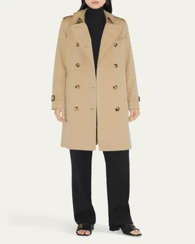 Burberry Kensington Organic Belted Double-Breasted Trench Coat | Thumbnail 2 Burberry Kensington Organic Belted Double-Breasted Trench Coat | Thumbnail 2