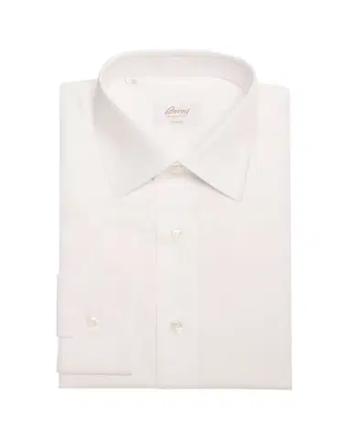 Brioni Men's Brew Giza 45 Cotton Twill Dress Shirt | Thumbnail 1 Brioni Men's Brew Giza 45 Cotton Twill Dress Shirt | Thumbnail 1