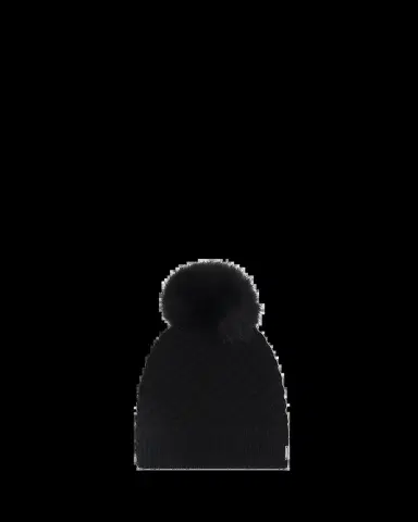 Gorski Select Cashmere Beanie with Lamb Shearling Pom | Thumbnail 2 Gorski Select Cashmere Beanie with Lamb Shearling Pom | Thumbnail 2