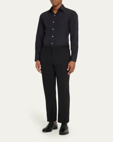 Ferragamo Men's Boston Brogue Leather Cap-Toe Oxfords | Thumbnail 3 Ferragamo Men's Boston Brogue Leather Cap-Toe Oxfords | Thumbnail 3