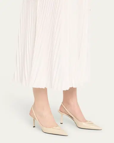 Prada Vernice Leather Slingback Pumps | Thumbnail 2 Prada Vernice Leather Slingback Pumps | Thumbnail 2
