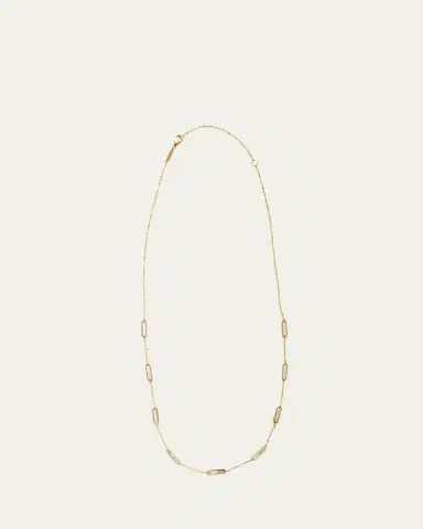 KAMAL Bar Chain Necklace with Gemstones | Thumbnail 1 KAMAL Bar Chain Necklace with Gemstones | Thumbnail 1