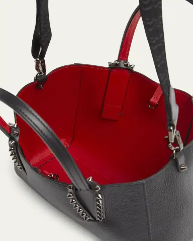 Christian Louboutin Cabata Soft East-West Mini Shoulder Bag in Grained Leather | Thumbnail 3 Christian Louboutin Cabata Soft East-West Mini Shoulder Bag in Grained Leather | Thumbnail 3