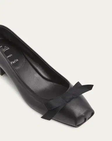 Christian Louboutin Mamaflirt Leather Red Sole Ballerina Pumps | Thumbnail 5 Christian Louboutin Mamaflirt Leather Red Sole Ballerina Pumps | Thumbnail 5