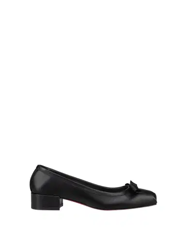 Christian Louboutin Mamaflirt Leather Red Sole Ballerina Pumps | Thumbnail 1 Christian Louboutin Mamaflirt Leather Red Sole Ballerina Pumps | Thumbnail 1