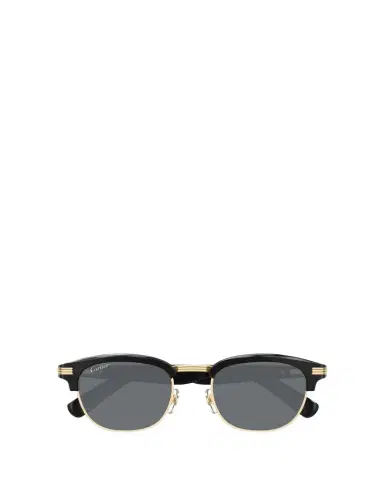 Cartier Men's Round Two-Tone Sunglasses | Thumbnail 1 Cartier Men's Round Two-Tone Sunglasses | Thumbnail 1