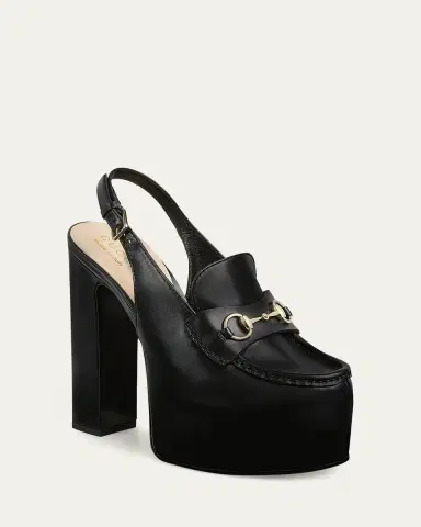 Gucci Ottavia Leather Platform Loafer Pumps | Thumbnail 2 Gucci Ottavia Leather Platform Loafer Pumps | Thumbnail 2