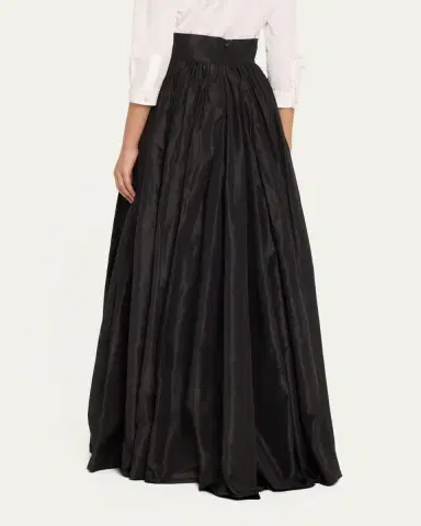 Carolina Herrera Pleated Silk Ball Skirt | Thumbnail 3 Carolina Herrera Pleated Silk Ball Skirt | Thumbnail 3