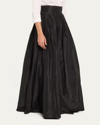 Carolina Herrera Pleated Silk Ball Skirt | Thumbnail 4 Carolina Herrera Pleated Silk Ball Skirt | Thumbnail 4