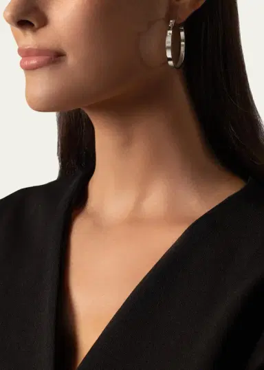 NOUVEL HERITAGE 18K Monday Morning Mood Hoop Earrings | Thumbnail 2 NOUVEL HERITAGE 18K Monday Morning Mood Hoop Earrings | Thumbnail 2