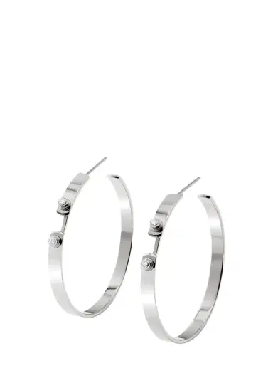 NOUVEL HERITAGE 18K Monday Morning Mood Hoop Earrings | Thumbnail 1 NOUVEL HERITAGE 18K Monday Morning Mood Hoop Earrings | Thumbnail 1