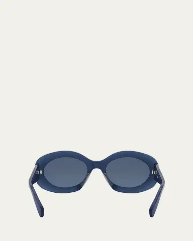 Celine Triomphe Round Acetate Sunglasses | Thumbnail 5 Celine Triomphe Round Acetate Sunglasses | Thumbnail 5