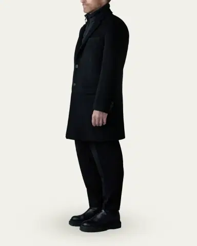 Mackage Men's Wool Topcoat with Removable Down Bib | Thumbnail 8 Mackage Men's Wool Topcoat with Removable Down Bib | Thumbnail 8