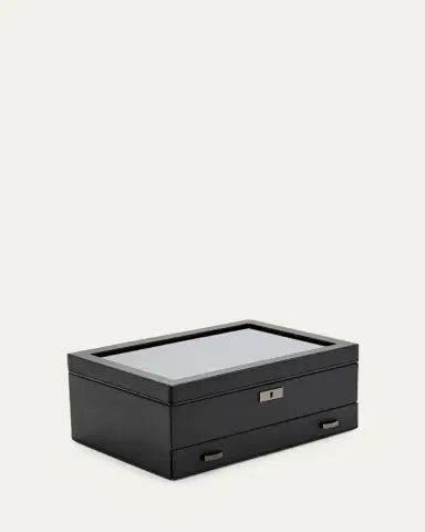 Wolf Axis 10-Piece Watch Box with Drawer | Thumbnail 2 Wolf Axis 10-Piece Watch Box with Drawer | Thumbnail 2