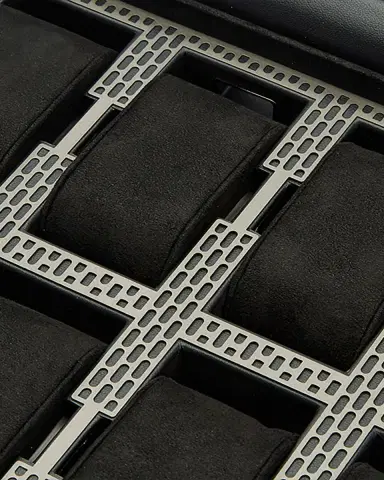 Wolf Axis 10-Piece Watch Box with Drawer | Thumbnail 4 Wolf Axis 10-Piece Watch Box with Drawer | Thumbnail 4