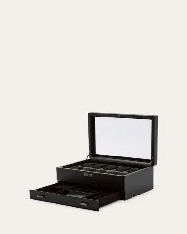 Wolf Axis 10-Piece Watch Box with Drawer | Thumbnail 5 Wolf Axis 10-Piece Watch Box with Drawer | Thumbnail 5