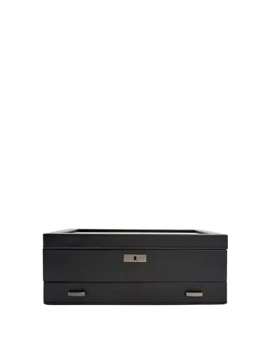 Wolf Axis 10-Piece Watch Box with Drawer | Thumbnail 1 Wolf Axis 10-Piece Watch Box with Drawer | Thumbnail 1