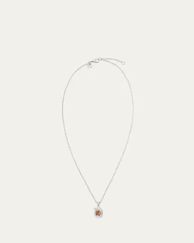 Procaccia Jewelry 18K Gold Hebrew SAMECH Initial Necklace | Thumbnail 3 Procaccia Jewelry 18K Gold Hebrew SAMECH Initial Necklace | Thumbnail 3