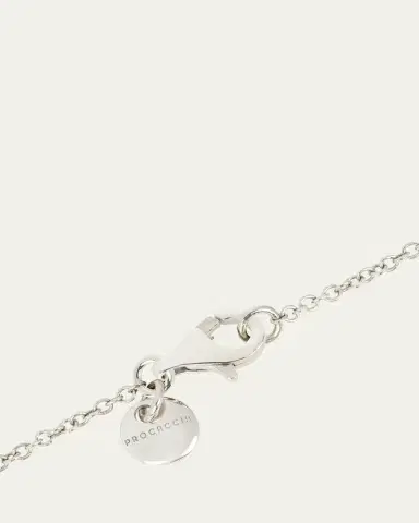 Procaccia Jewelry 18K Gold Hebrew SAMECH Initial Necklace | Thumbnail 4 Procaccia Jewelry 18K Gold Hebrew SAMECH Initial Necklace | Thumbnail 4