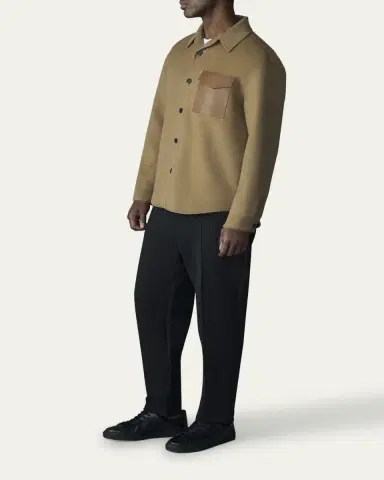 Mackage Men's Emmanuel Double-Face Wool Overshirt | Thumbnail 4 Mackage Men's Emmanuel Double-Face Wool Overshirt | Thumbnail 4