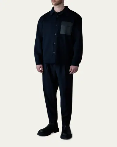 Mackage Men's Emmanuel Double-Face Wool Overshirt | Thumbnail 6 Mackage Men's Emmanuel Double-Face Wool Overshirt | Thumbnail 6