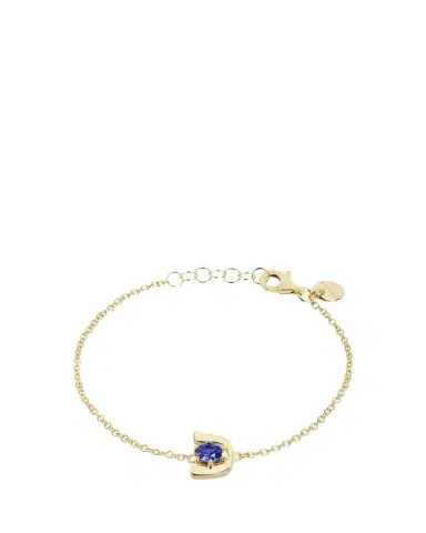 Procaccia Jewelry 18K Gold Hebrew KHAF Initial Bracelet | Thumbnail 1 Procaccia Jewelry 18K Gold Hebrew KHAF Initial Bracelet | Thumbnail 1