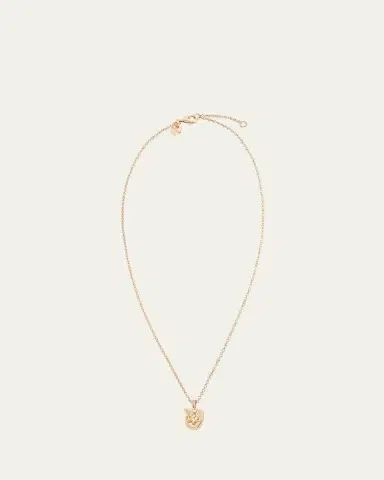 Procaccia Jewelry 18K Gold Hebrew TET Initial Necklace | Thumbnail 3 Procaccia Jewelry 18K Gold Hebrew TET Initial Necklace | Thumbnail 3
