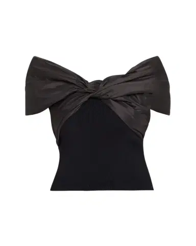 Simkhai Celiana Combo Off-The-Shoulder Top | Thumbnail 1 Simkhai Celiana Combo Off-The-Shoulder Top | Thumbnail 1