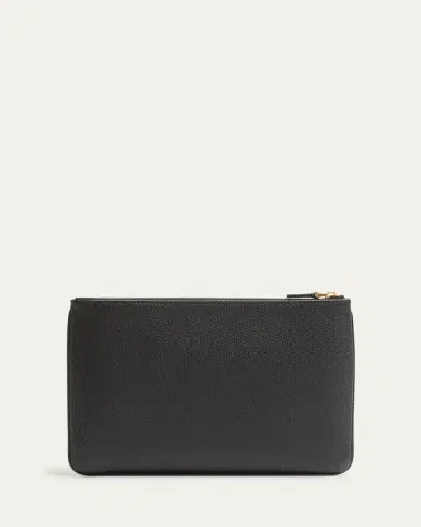 Valentino Garavani VLOGO Medium Leather Flat Pouch Bag | Thumbnail 2 Valentino Garavani VLOGO Medium Leather Flat Pouch Bag | Thumbnail 2