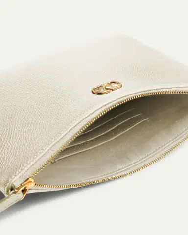 Valentino Garavani VLOGO Medium Leather Flat Pouch Bag | Thumbnail 5 Valentino Garavani VLOGO Medium Leather Flat Pouch Bag | Thumbnail 5