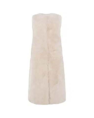 Gorski Select Cashmere Goat Fur Collarless Long Vest | Thumbnail 1 Gorski Select Cashmere Goat Fur Collarless Long Vest | Thumbnail 1