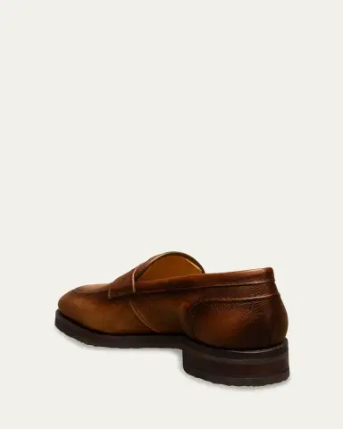 Allen Edmonds Reserve Men's Roman Grained Leather Penny Loafers | Thumbnail 3 Allen Edmonds Reserve Men's Roman Grained Leather Penny Loafers | Thumbnail 3
