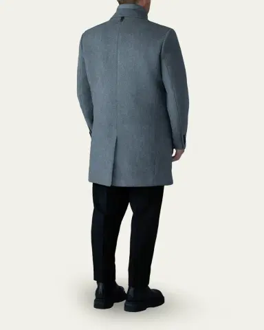 Mackage Men's Wool Topcoat with Removable Down Bib | Thumbnail 3 Mackage Men's Wool Topcoat with Removable Down Bib | Thumbnail 3