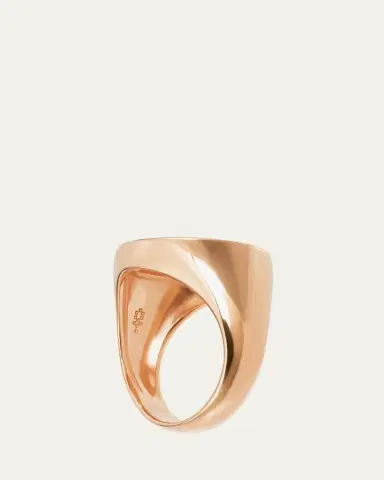 Procaccia Jewelry 18K Gold Hebrew HEI Initial Signet Ring | Thumbnail 3 Procaccia Jewelry 18K Gold Hebrew HEI Initial Signet Ring | Thumbnail 3