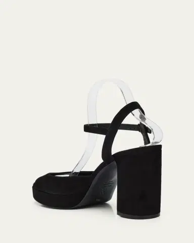 Stuart Weitzman Dayna II Suede Ankle-Strap Platform Sandals | Thumbnail 4 Stuart Weitzman Dayna II Suede Ankle-Strap Platform Sandals | Thumbnail 4