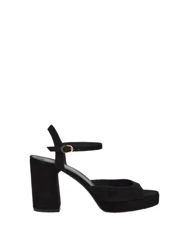 Stuart Weitzman Dayna II Suede Ankle-Strap Platform Sandals | Thumbnail 1 Stuart Weitzman Dayna II Suede Ankle-Strap Platform Sandals | Thumbnail 1
