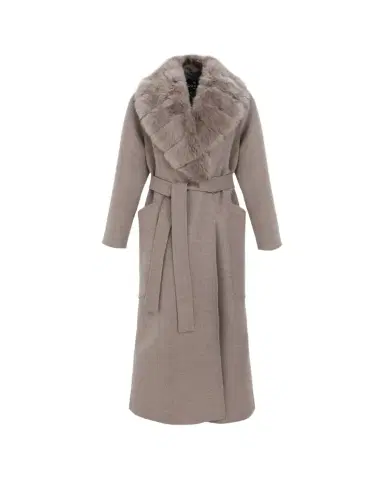 Gorski Loro Piana Double-Face Cashmere-Blend Coat with Detachable Merinillo Shearling Lamb Collar | Thumbnail 1 Gorski Loro Piana Double-Face Cashmere-Blend Coat with Detachable Merinillo Shearling Lamb Collar | Thumbnail 1