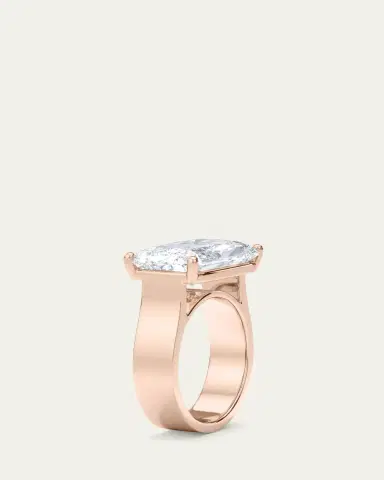 HauteCarat Men's Radiant Lab Grown Diamond East-West Band | Thumbnail 3 HauteCarat Men's Radiant Lab Grown Diamond East-West Band | Thumbnail 3