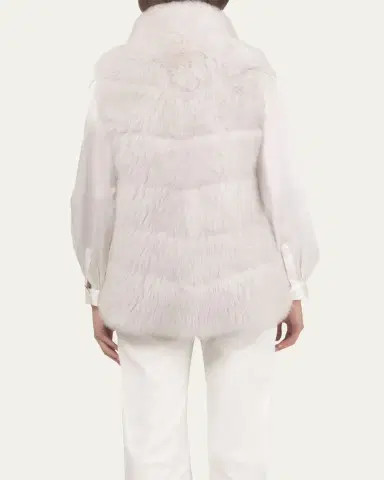 Gorski Reversible Merinillo Shearling Lamb Vest | Thumbnail 3 Gorski Reversible Merinillo Shearling Lamb Vest | Thumbnail 3