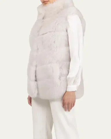 Gorski Reversible Merinillo Shearling Lamb Vest | Thumbnail 4 Gorski Reversible Merinillo Shearling Lamb Vest | Thumbnail 4