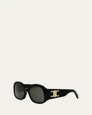 Celine Max Triomphe Round Acetate Sunglasses | Thumbnail 2 Celine Max Triomphe Round Acetate Sunglasses | Thumbnail 2
