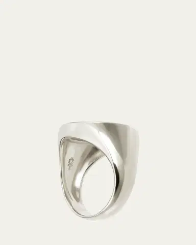 Procaccia Jewelry 18K Gold Hebrew AYN Initial Signet Ring | Thumbnail 3 Procaccia Jewelry 18K Gold Hebrew AYN Initial Signet Ring | Thumbnail 3